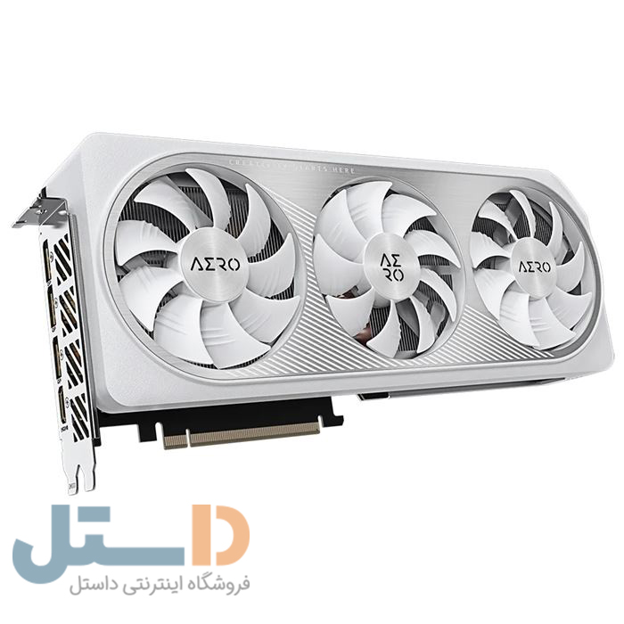 کارت گرافیک گیگابایت سفید GeForce RTX 4070 AERO OC 12GB White -gallery-7 - https://www.dostell.com/